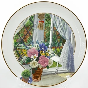Franklin Mint Garden Year Collection August Collector Plate By David Hurrell - Picture 1 of 10
