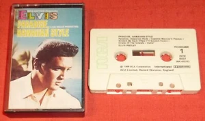 ELVIS PRESLEY - UK CASSETTE TAPE - PARADISE, HAWAIIAN STYLE - Picture 1 of 4