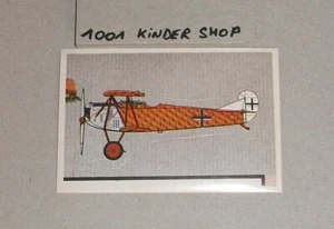BIG BATTLES GRANDES BATAILLES 1977 - STICKER N°181 - WW I - AVION BIPLAN GERMANY - Picture 1 of 1