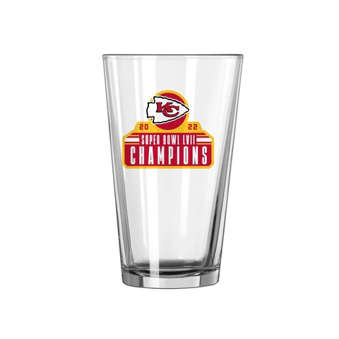 Kansas City Chiefs NFL SB LVII Champions 16oz Pint Glass Cover