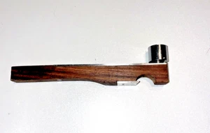 Abridor de tapas de botellas de madera vintage estilo años 70 publicidad bar/cueva artículos coleccionistas - Imagen 1 de 7