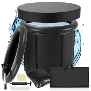 Eisbad Eistonne Wannenbad Erwachsene Faltbares Portable Badewanne 80cm X 80cm - Bild 1 von 11