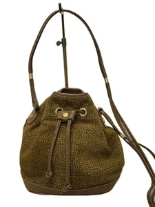 BORBONESE Shoulder Bag -- BRW Solid Color - Picture 1 of 9