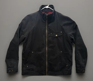Pendleton Dry Goods Chore Jacke L schwarz Canvas Fleecedecke gefüttert isoliert - Bild 1 von 19