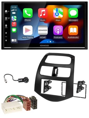 Kenwood DAB USB Bluetooth 2DIN MP3 Autoradio für Chevrolet Spark KLM 2012-2013 - Bild 1 von 4