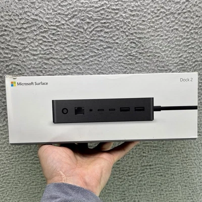Microsoft Surface Dock 2 Laptop Docking Station Black SVS-00001 New Sealed Box - Image 1 of 4