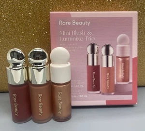 Rare Beauty Selena Gomez Limited Ed. Mini Liquid Blush & Luminize Trio Set BNIB - Picture 1 of 1