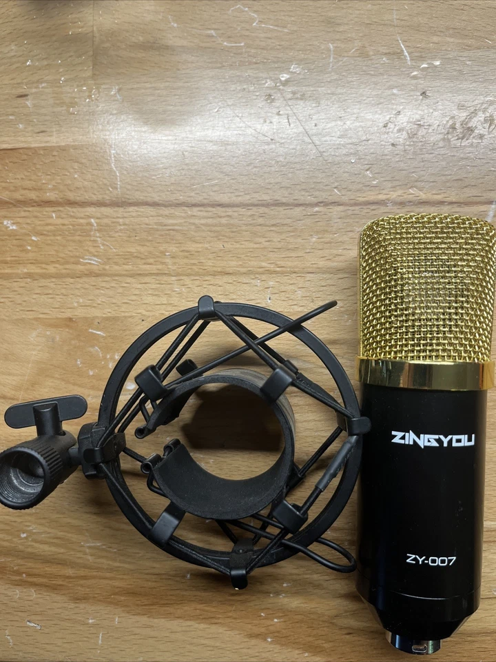 ZINGYOU Condenser Microphone Bundle, ZY-007 Professional Cardioid Studio Mic - Image 1 of 1