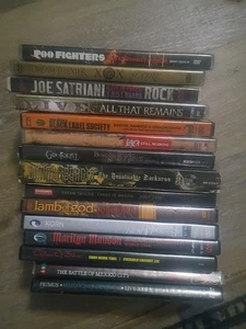 15 MUSIK ZUSAMMENSTELLUNG DVD KONVOLUT; 14 DVD DISCS. ROCK, HEAVY METAL. Musik & Konzerte. - Bild 1 von 16