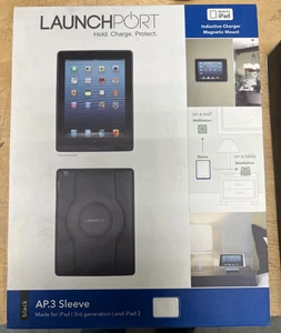 iPort LaunchPort AP.3 Sleeve Black for iPad (3rd Gen) & iPad 2 - Picture 1 of 2