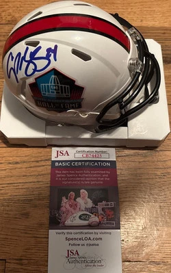 Champ Bailey Signed Autographed Hall Of Fame HOF Mini Helmet Broncos JSA COA - Image 1 of 4