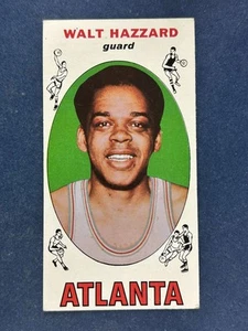 1969-70 Topps #27 Walt Hazzard Atlanta Hawks en muy buen estado+ radiocontrol - Imagen 1 de 2