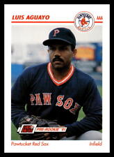 1991 Line Drive AAA #351 Luis Aguayo Pawtucket Red Sox Baseball Card