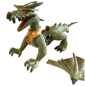 Mega Bloks Krystal Wars Green Dragon Broken Wing No Orb Sold For Parts VTG - Picture 1 of 11