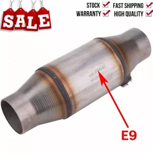 Catalizzatore Sport Universale 200 Celle Metallo 101mm E9 103R 63,5mm Euro 4 DHL - Foto 1 di 8