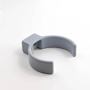 Fallrohrschelle Clip PVC grau DN75 für das Fallrohr - Bild 1 von 3