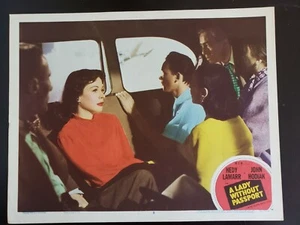1950 ORIG LOBBY CARD *A LADY WITHOUT PASSPORT* 11x14 #8 50/462 LAMARR/HODIAK - Picture 1 of 2
