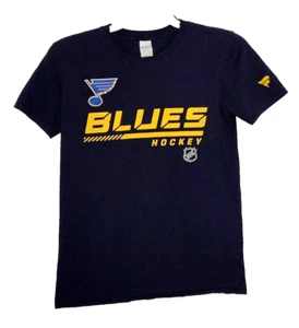 Camiseta Juvenil NHL St. Louis Blues Talla Pequeña en Azul 100% Algodón Niños Ropa Activa - Imagen 1 de 13