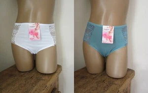 Bragas X2 Algodón Rico De 40 La 48 Blanco + Azul Eléctrico - Imagen 1 de 3