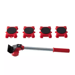 Lifter Mover Wheels Heavy Furniture Mover Kit For Fridge Sofa Bed Moving - Picture 1 of 10