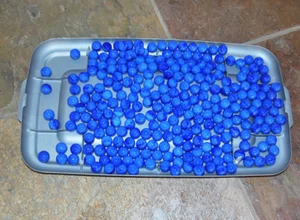 2 LBS. Craft Marbles Light Variegated blue for all Hobbies - Picture 1 of 2