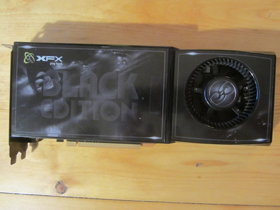 GeForce GTX 260 XFX Black Edition 896MB DDR3 Dual DVI TV PCIe Card - Image 1 of 4