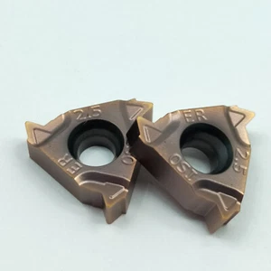 10pcs 16ERM 2.5ISO LF6018 Indexable carbide threading inserts for stainless stee - Picture 1 of 3