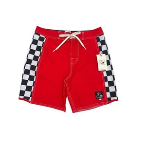Quiksilver Men Original Arch 18" Board Shorts Swim trunks Red Size 30 - Picture 1 of 5