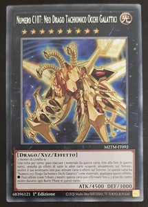 NUMERO C107 NEO DRAGO TACHIONICO OCCHI GALATTICI Rara MZTM-IT092 YUGIOH - Foto 1 di 1