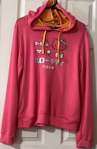 Hello Kitty Exclusive Collection By Sanrio. Pink Pullover Hoodie. NWT! Medium. - Picture 1 of 7