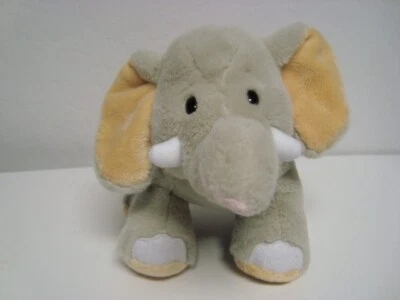 Ganz Webkinz Velvety Elephant Stuffed Animal Plush Toy Gray 9" - Image 1 of 4
