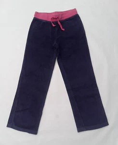mini boden girls toweling terry sweatpants swim cover up navy pink 8Y - Picture 1 of 3