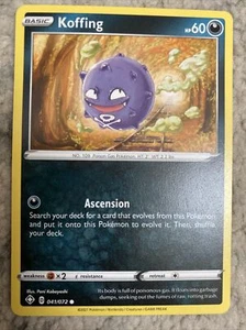 Pokemon : SWSH SHINING FATES KOFFING 041/072 COMMON REVERSE - Picture 1 of 2