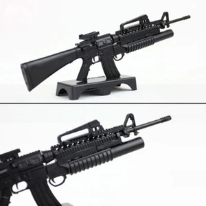 Assemblaggio 4D 1/6° M16A4 fucile d'assalto esercito degli Stati Uniti con modello pistola lanciagranate - Foto 1 di 12