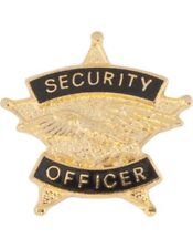 Tie Tac (U-T103G) Security Officer Gold