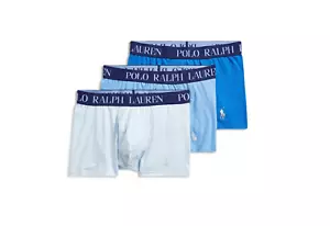 Polo Ralph Lauren Cotton Stretch 4D-Flex Lightweight Trunks, Pack of 3 AC 465 - Picture 1 of 5