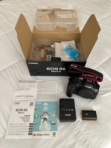 Canon EOS R6 Mark II Mirrorless Camera Body - Mint Complete w Original Packaging - Picture 1 of 18