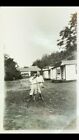 Couple In Shed Cemetery Vintage photo found photograph original A818