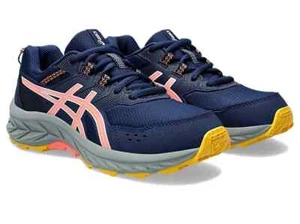 Kids Unisex ASICS Gel-Venture 9 Trainers Shoes Blue Genuine New - Picture 1 of 19