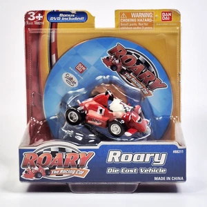 Roary The Racing Car Die-Cast Vehicle (2010) Bandai red Toy w/ DVD "RARE" - Picture 1 of 8