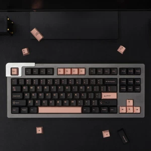 GMK Copy Oliva Pink/Black Keycap Cherry Profile PBT 171PCS/Set for Cherry MX - Picture 1 of 13
