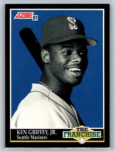 1991 Score Ken Griffey, Jr. #858 Seattle Mariners - Picture 1 of 2