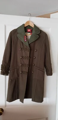 Girls Oilily Vintage Pea Coat Size 140 (10Y) - Image 1 of 4