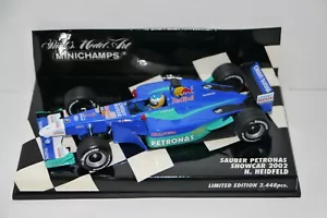 Minichamps F1 1/43 SAUBER RED BULL PETRONAS SHOWCAR 2002 - NICK HEIDFELD - Picture 1 of 1