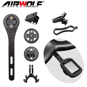 Carbon Bike GPS Computer Mount Holder for Integrated Handlebar Garmin Bryton - Picture 1 of 12