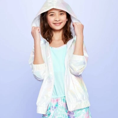 More Than Magic - Girls' Zip-up Jacket - White - Choose Size - Imagem 1 de 4