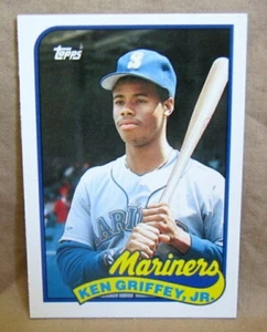 KEN GRIFFEY JR. 1989 TOPPS TRADED ROOKIE CARD#41T!MARINERS CF RC GOAT HOF - Picture 1 of 2