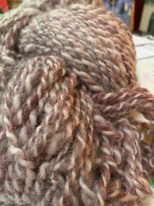 3 große Knäuel TOCHAY handgesponnen Wolle Mohair Garn Stricken Weben 1040 Yards NEU - Bild 1 von 5