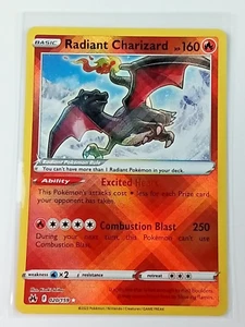 Carta Pokémon Radiante Charizard 20/159 Corona Zenith Holo Inverso Rara 2023 - Imagen 1 de 4