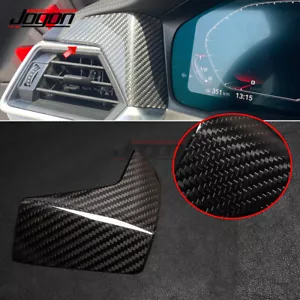Carbon Fiber Dashboard Side AC Air Vent Cover Trim For BMW M3 M4 G80 G82 G83 21+ - Bild 1 von 6